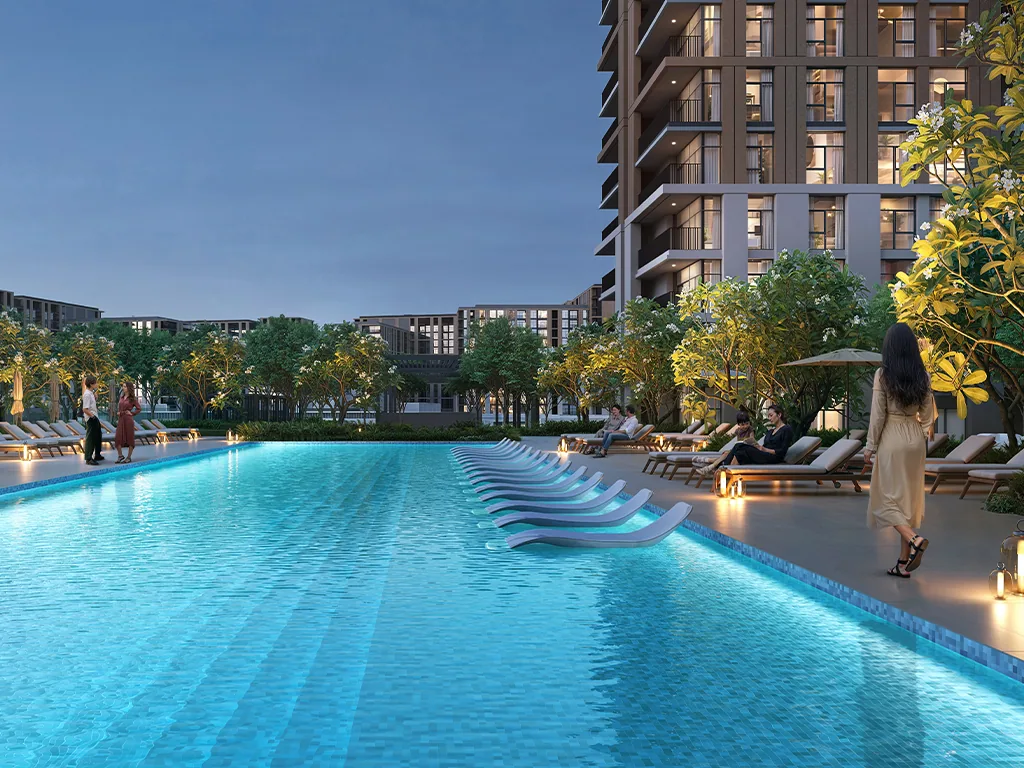 Terra Gardens landscaped exterior