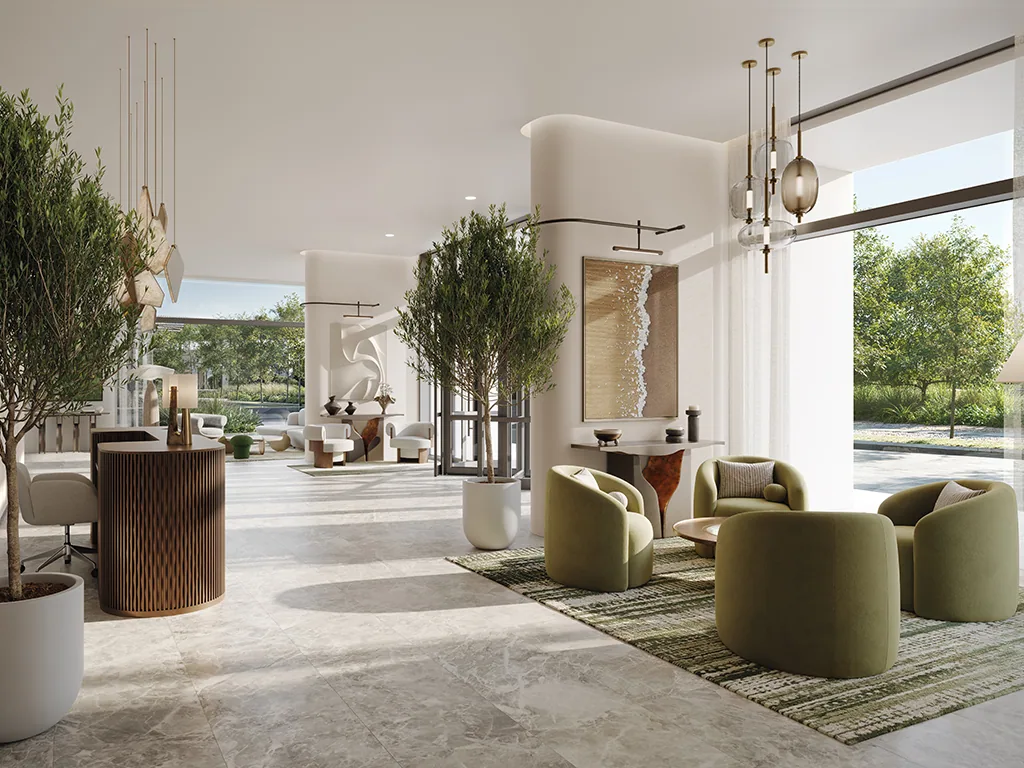 Terra Gardens living room interior