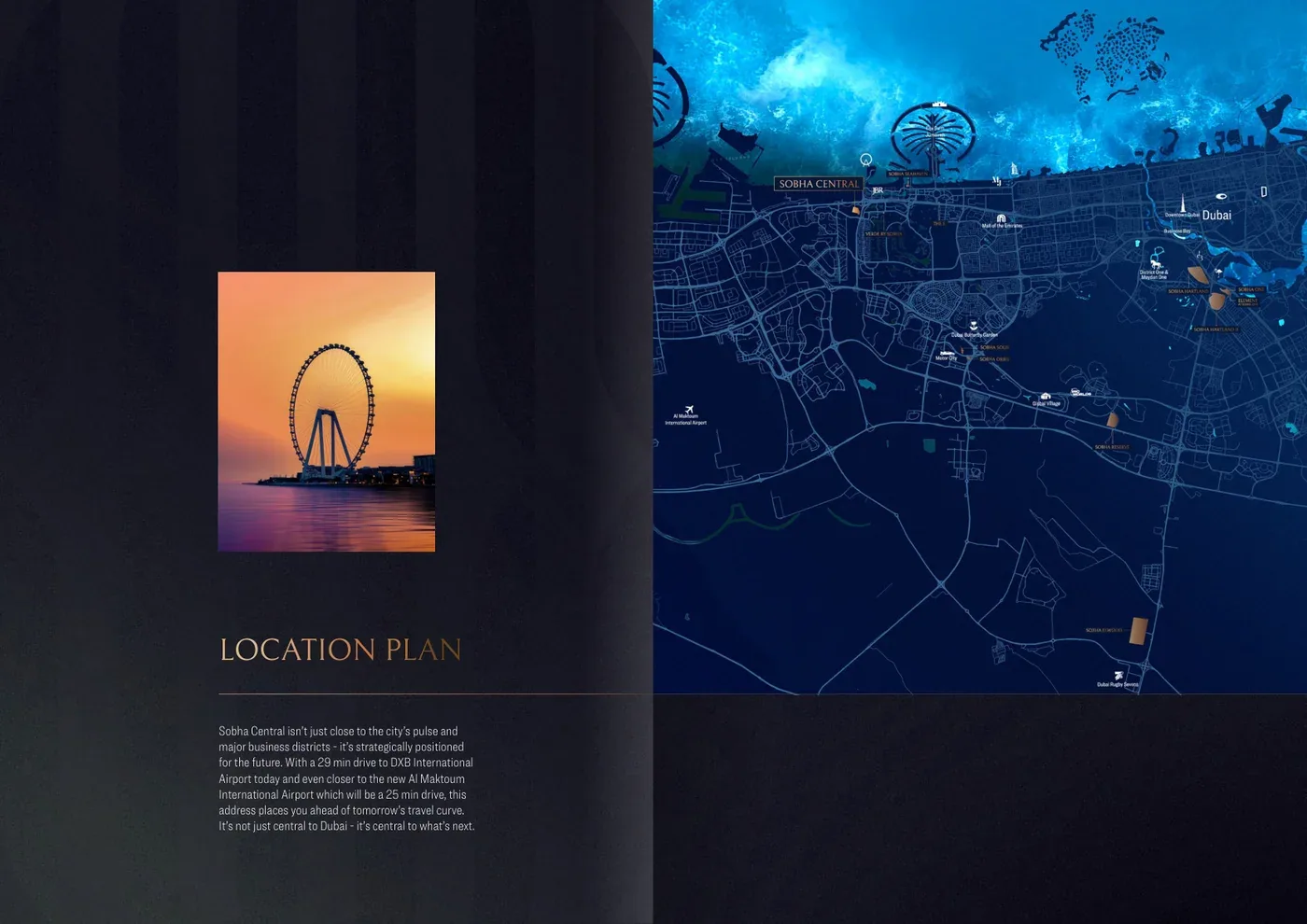 Official location plan for Sobha Central